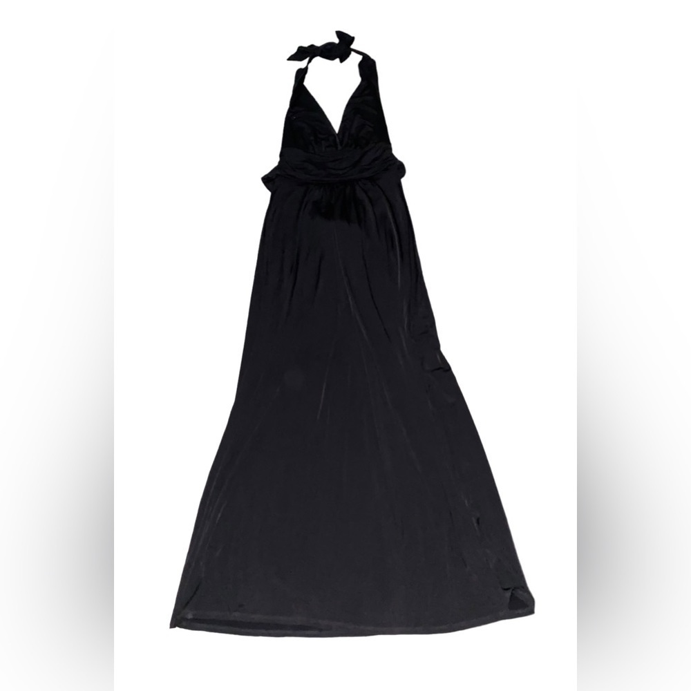 Vintage Hale Bob Plunging Neck Halter Dress Women S Date Night Cocktail Party